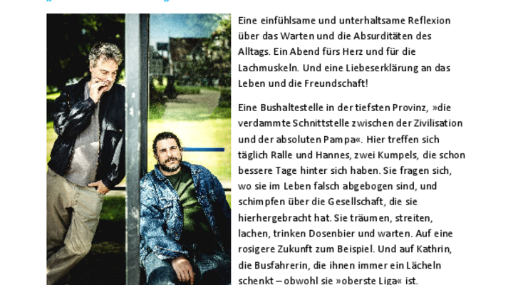 WARTEN AUF'N BUS